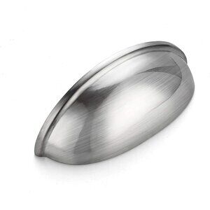 Ravinte 12 Pack 3 inch Drawer Pulls Brushed Nickel Cabinet Cup Pulls Kitchen